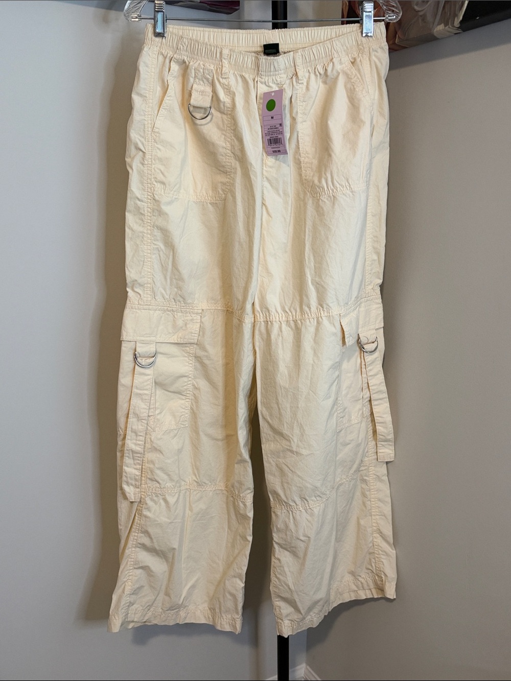 wild fable Cream Cargo with D-Ring Accents